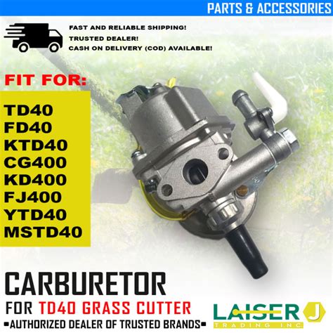 Td40 Carburetor Assembly For Kawasaki 2 Stroke Grass Cutter Lazada Ph