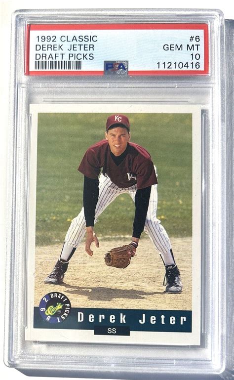 Derek Jeter Classic Draft Picks Base Psa Price Guide