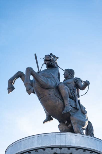 240+ Alexander The Great Monument In Skopje Macedonia Stock Photos ...