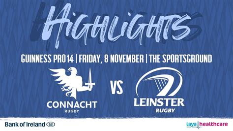Connacht 11 Leinster 42 Guinness Pro14 Highlights Youtube