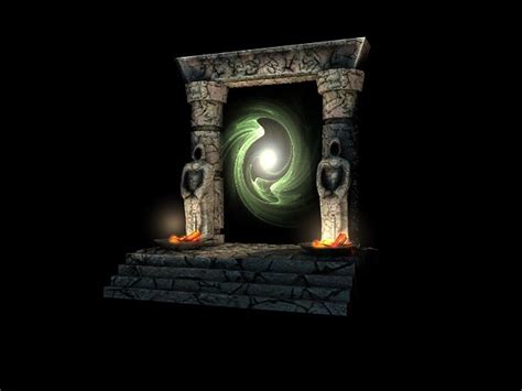 3D model Ancient portal gate VR / AR / low-poly | CGTrader