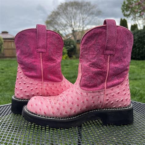 Ariat Womens Pink Boots Depop