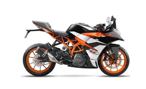 Ktm Rc 390 Rc 200 And Rc 125 Get New Livery For 2017 Model Year Carandbike