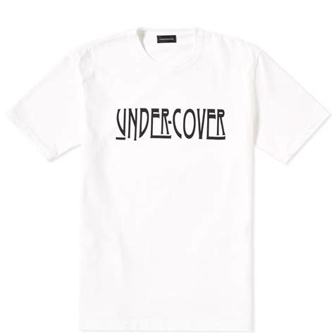 Undercover Rock Logo Oversized Tee White End Nz