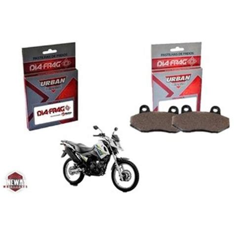 Kit Pastilhas Freio Diafrag Dianteira E Traseira Xtz Crosser