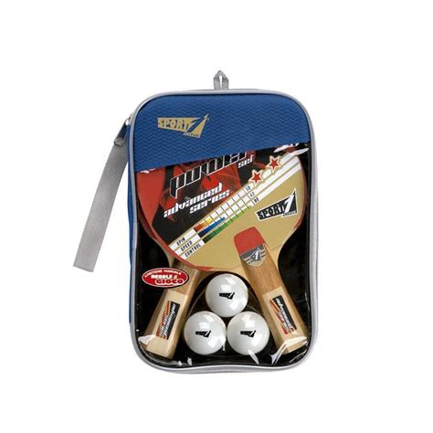 Set Advance Ping Pong 2 Racchette 3 Palline Tennis Da Tavola Con