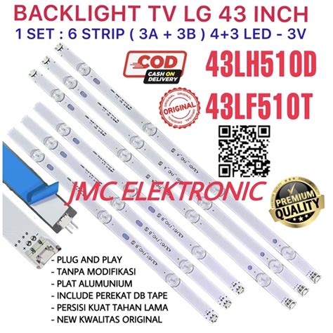 Jual Backlight Tv Led Lg Inch Lh D Lf T Lh Lf