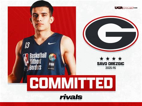 Commitment Alert Georgia Lands Serbian PG Savo Drezgic