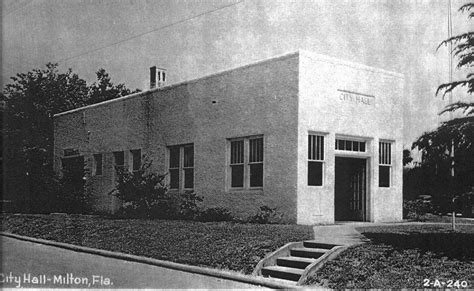 History of the City of Milton Fire Department | Milton, FL - Official Website