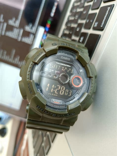 G Shock GD 100MS Fesyen Pria Jam Tangan Di Carousell