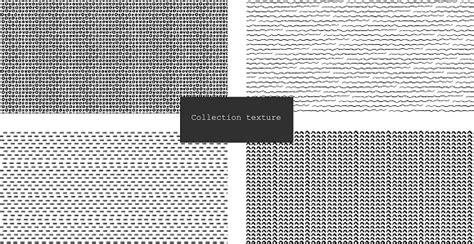 Collection Of Textures In Scandinavian Style Stock Illustration ...