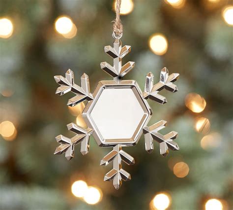 Personalized Snowflake Christmas Ornament Pottery Barn