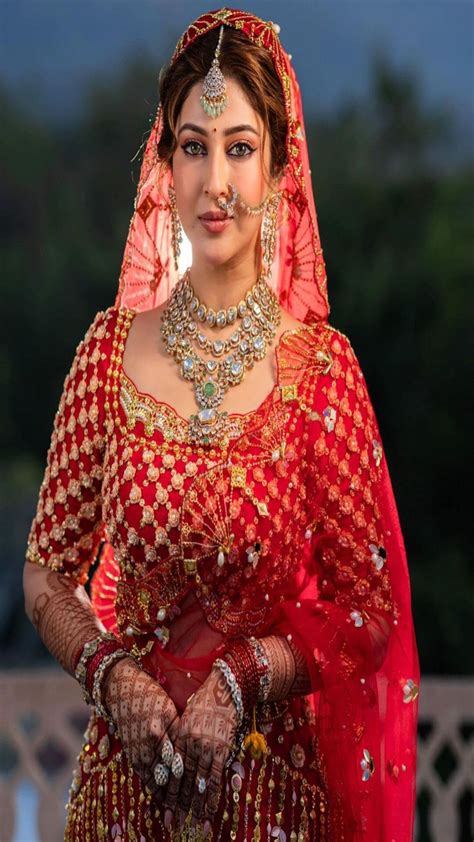 Sonarika Bhadoriya Shares Her Bridal Look In A Red Lehenga