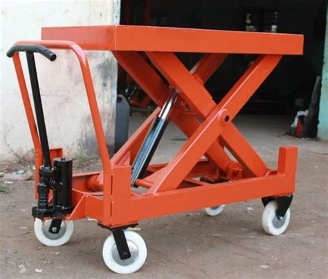 Manual Hydraulic Scissors Lift Tables Working Height Mm Capacity