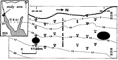 Location of the bottom sediments sampling sites. | Download Scientific Diagram