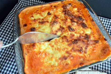 Lasaña de Calabacín sin pasta ni lactosa receta paso a paso Lasaña