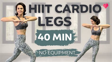 40 Min Low Impact HIIT CARDIO Legs Workout Burn Lots Of Calories