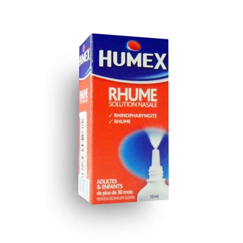 Humex Rhume solution nasale Flacon pulvérisateur de 15 ml