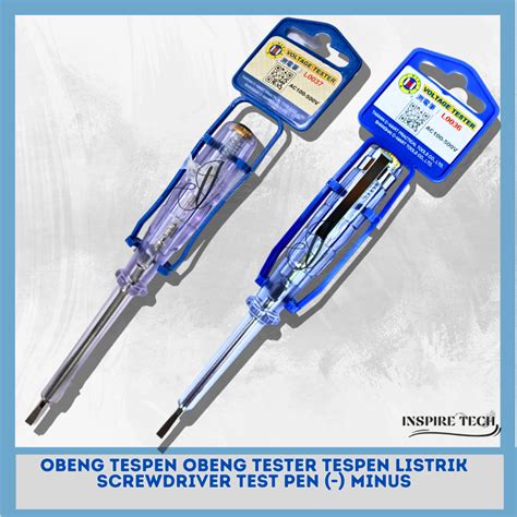 Jual Obeng Tespen Obeng Tester Tespen Listrik C Mart Minus Ac