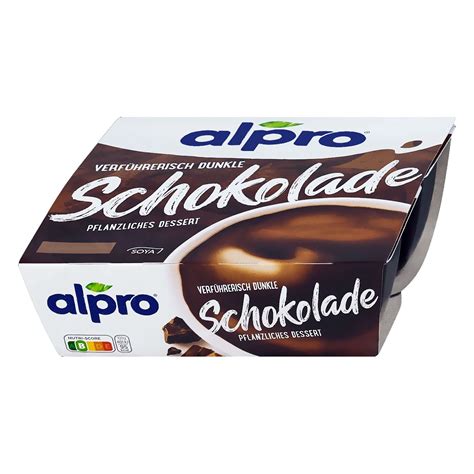 Alpro Soya Dessert Dunkle Schokolade 500 G Shop Apotheke