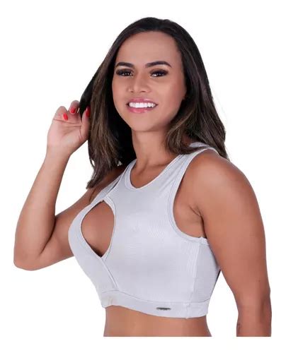 Top Cropped Fitness Decote Gota Bojo Cirrê Relevo Poliamida