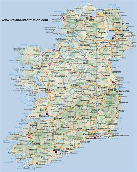 Map Of Northern Ireland Tourist Attractions Secretmuseum