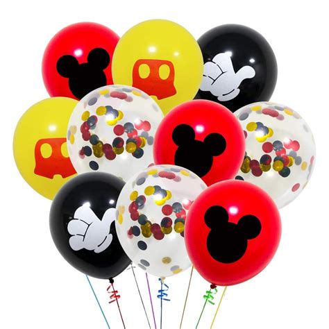 Mickey Mouse Disney Balloons Mickey Party Disney Party - Etsy