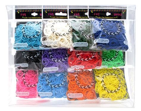 Fun Weevz Loom Bands 48 Pack Box Crafts Plus