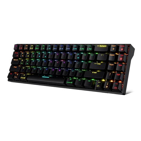 ROYAL KLUDGE GAMING KEYBOARD DUAL MODE RGB HOT PLUG BLUE SWITCH BLACK ...