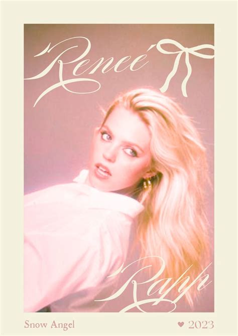 Reneé Rapp Poster in 2024 Poster prints Angel posters Room posters