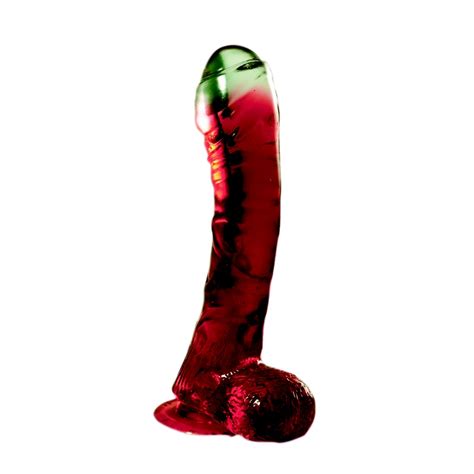 Dildo červené JOLLY BUTTCOCK Dildá penisy FLAGRANTI