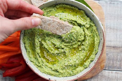 Wild Garlic Hummus Gina Burgess