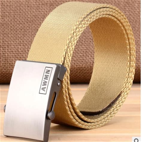 Canvas Nylon Belts For Men Tactical Military Army Waist Belt Adjustable