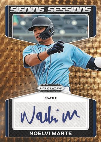 Panini Prizm Draft Picks Baseball Checklist Set Info Boxes