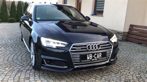 Audi A4 B9 Quattro S Tronic S line Matrix Webasto Bang Olufsen Masaże