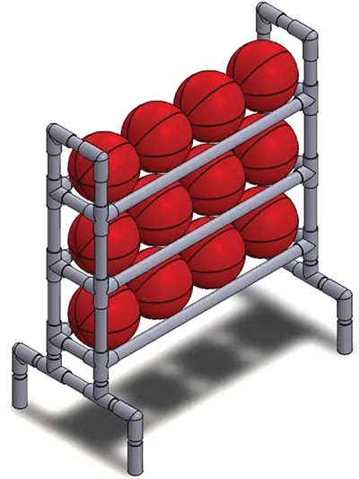 Basketball Cart Basketball Storage Rack