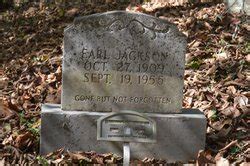 Earl Jackson 1909 1955 Mémorial Find a Grave