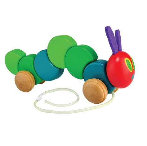 Buy World Of Eric Carle The Very Hungry Caterpillar Wood Pull Toy