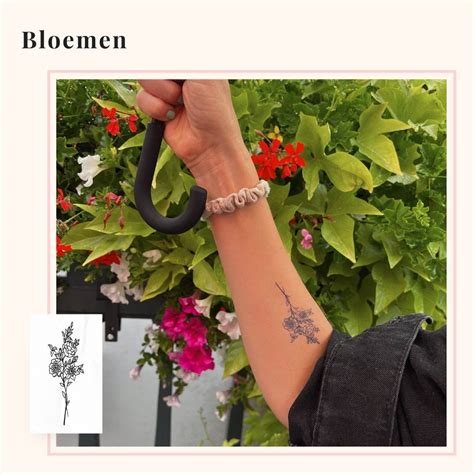 Tijdelijke Tattoo Bloemen Tattoo Tijdelijk