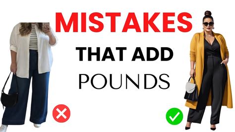 How To Dress To Look 10 Pounds Lighter 10 Style Mistakes That Make