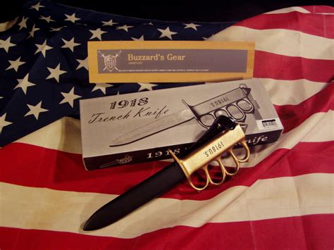 Ww1 Us 1918 American Trench Knife Reproduction