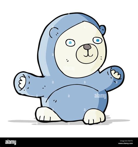 Cute Cartoon Polar Bear Stock Vector Image And Art Alamy