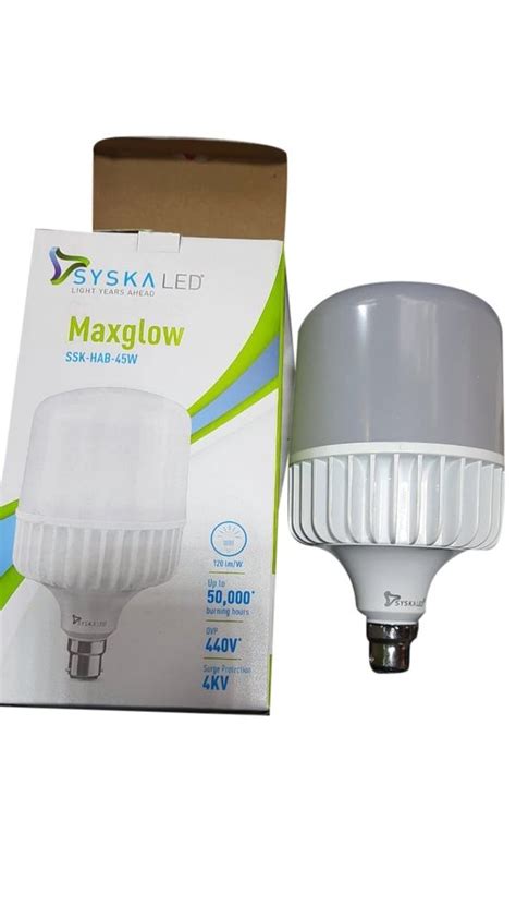 Syska Ceramic Hab W Maxglow Hammer Led Bulb At Rs Piece In New