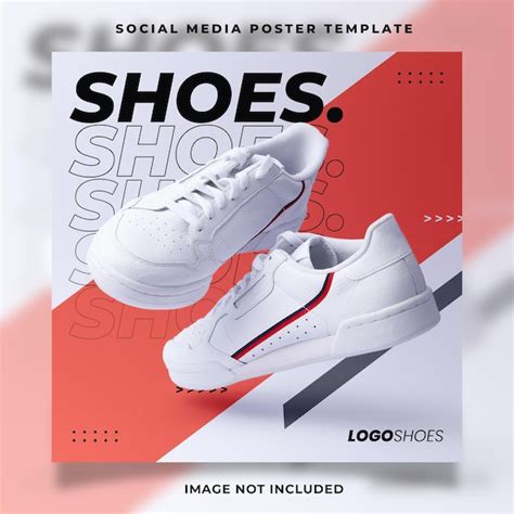 Premium Psd Square Type Social Media Poster Template For Shoe Ads