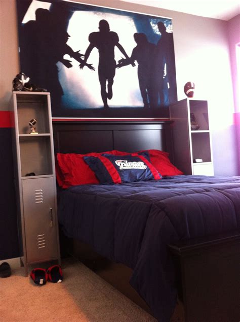 My Sons Football Room Makeover Teen Room Decor Boys Bedroom Decor