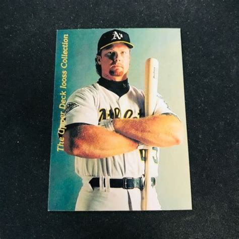 Upper Deck Mark Mcgwire Looss Collection Wi Oakland Athletics