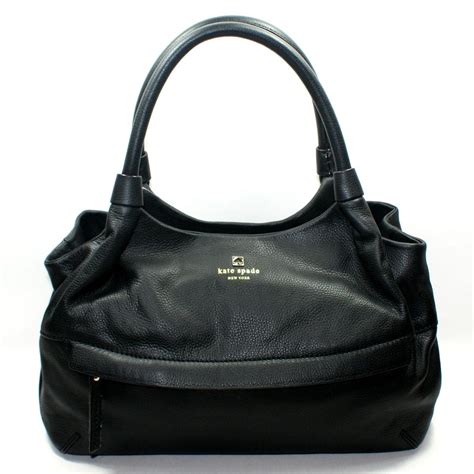 Kate Spade Stevie Grant Park Black Leather Shoulder Bag Wkru