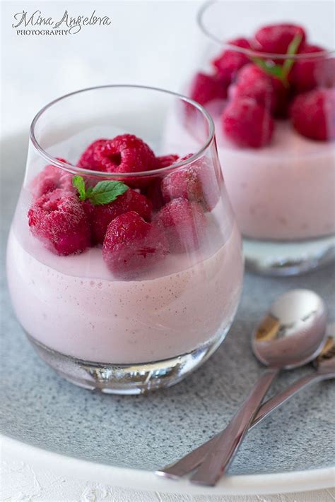 Панакота с малини и крем сирене (Кето, НВ) / Raspberry Cream Cheese ...