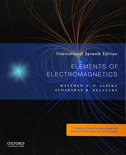 Elements Of Electromagnetics By Matthew Sadiku Goodreads