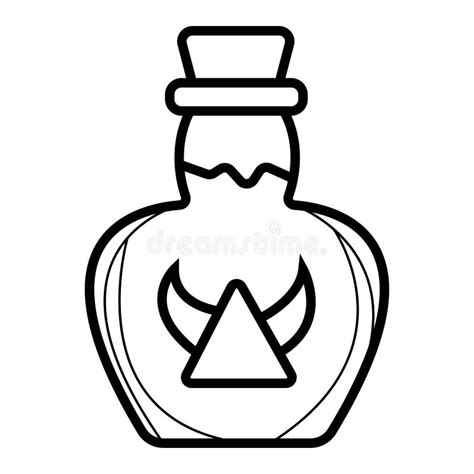 Magic Potion Vector Icon Stock Illustration Illustration Of Design 135694309